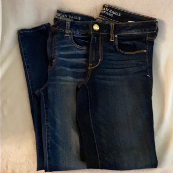 American Eagle Outfitters Denim - Two pairs of AE skinny super stretch size 8